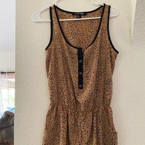 Forever21 leopard romper. Used few times, no flaws
